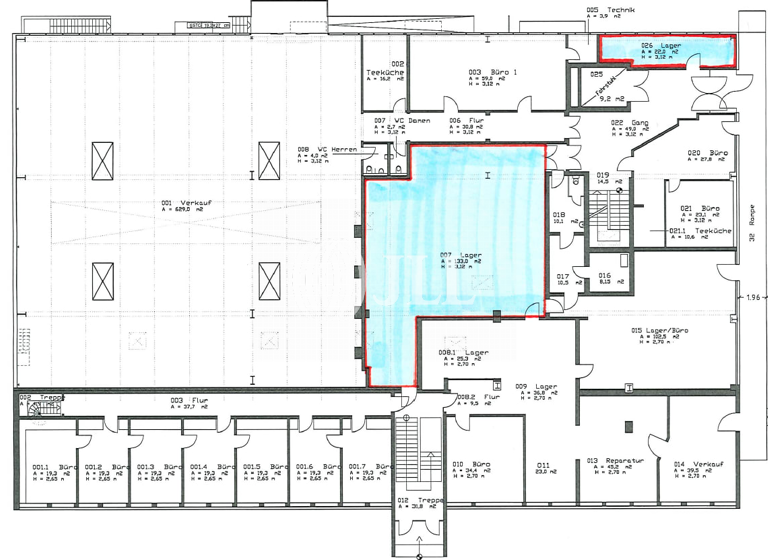 Lagerhalle zur Miete provisionsfrei 6,50 € 1.027 m²<br/>Lagerfläche ab 22 m²<br/>Teilbarkeit Ehrenfeld Köln 50825