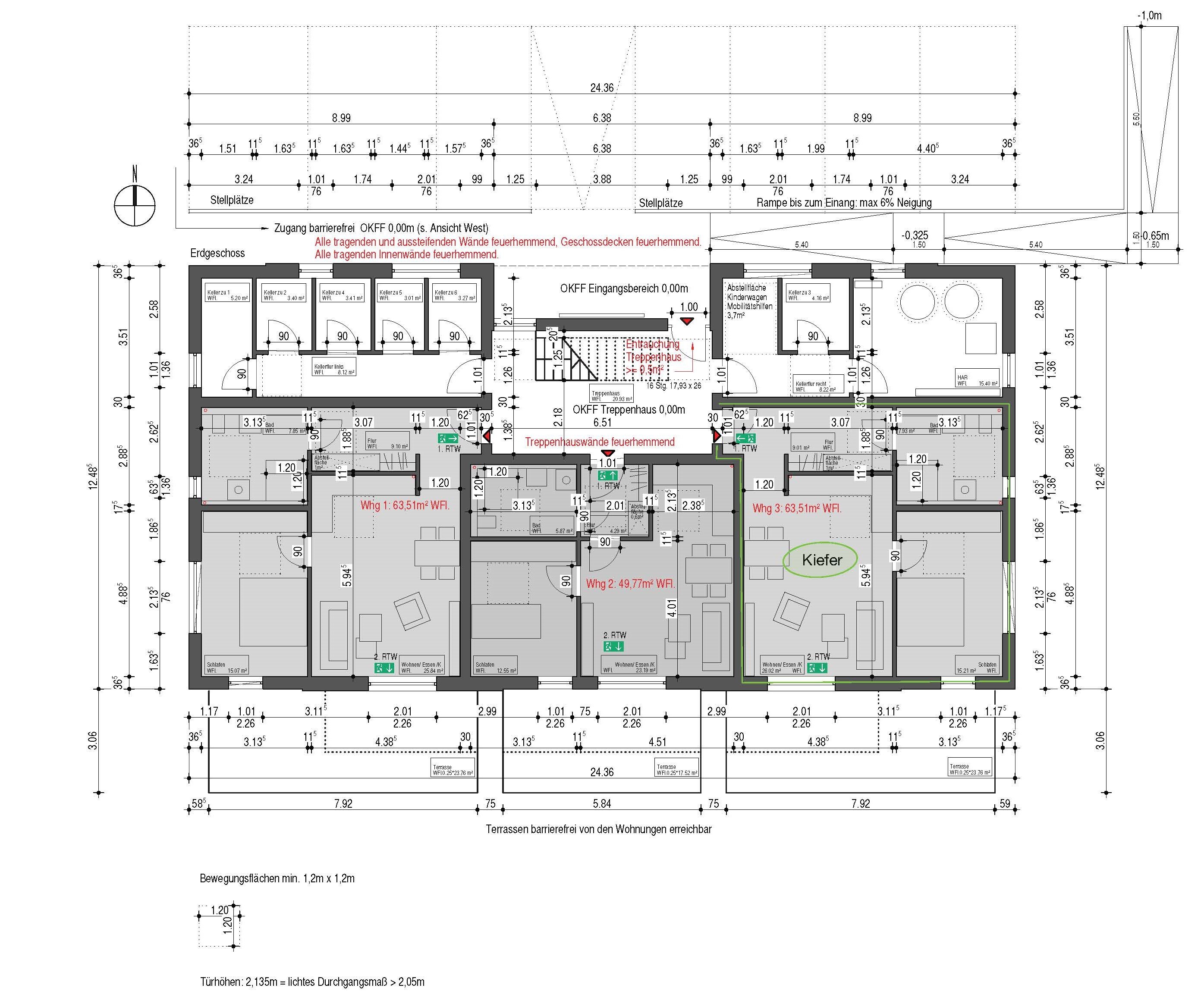 Wohnung zur Miete 940 € 2 Zimmer 64 m²<br/>Wohnfläche 1.<br/>Geschoss Balve Balve 58802