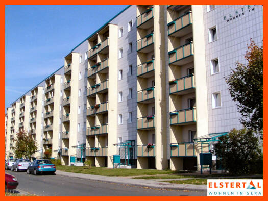 Wohnung zur Miete 620 € 4 Zimmer 80 m² 5. Geschoss Otto-Lummer-Straße 30 Bieblach-Ost Gera 07552