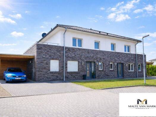 Doppelhaushälfte zum Kauf 290.000 € 4 Zimmer 135 m² 375 m² Grundstück Ramsloh-Hollen Saterland 26683