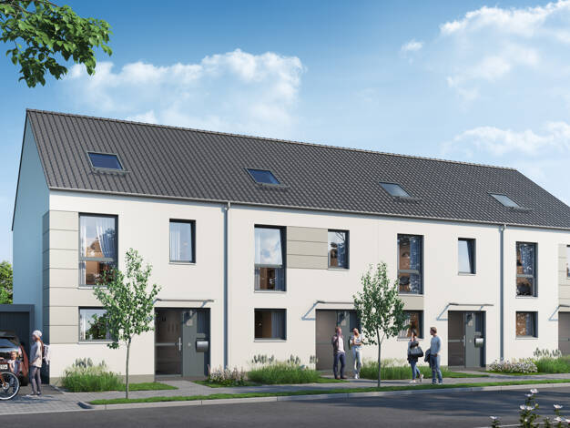 Reihenmittelhaus zur Miete - Erstbezug 1.960 € 5 Zimmer 126 m² 201 m² Grundstück frei ab sofort Wesseling Wesseling 50389
