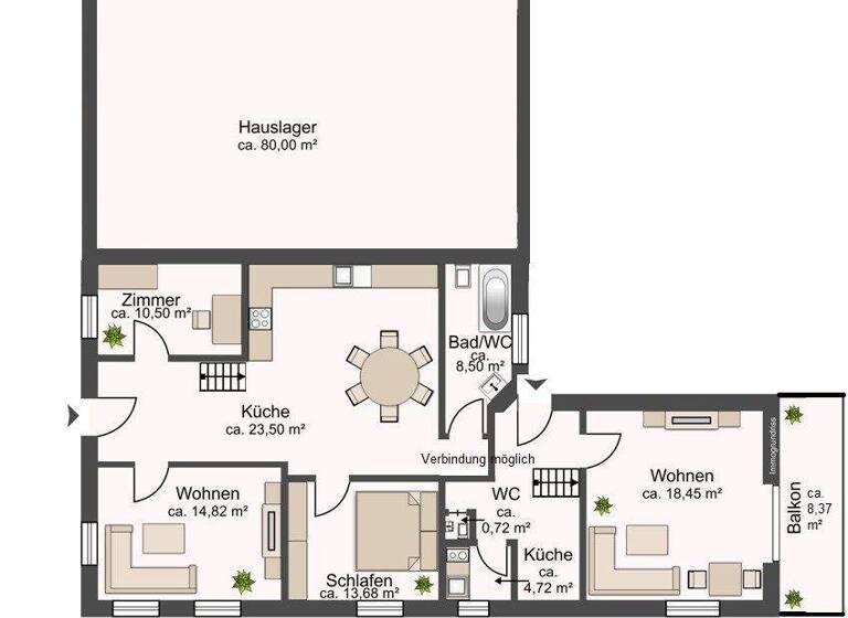 Mehrfamilienhaus zum Kauf 495.000 € 5 Zimmer 180 m² 10.000 m² Grundstück Ortsgebiet Kappelrodeck 77876