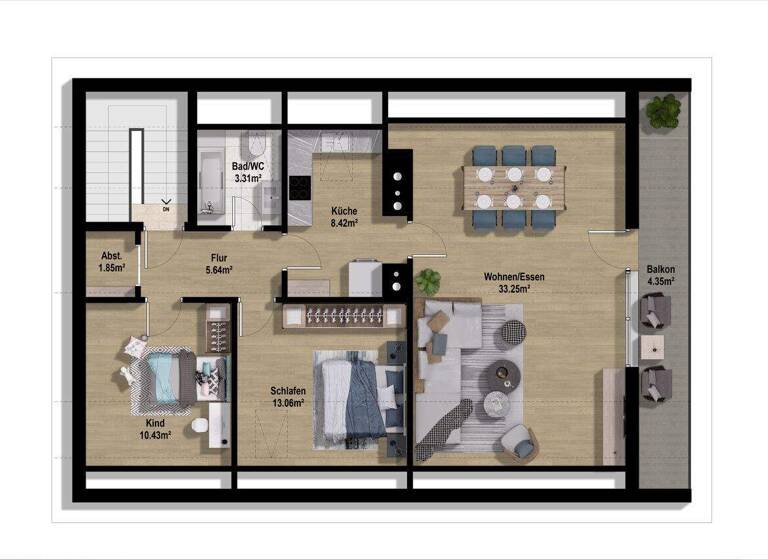 Wohnung zum Kauf 199.000 € 3 Zimmer 80 m² Gaimersheim 85080