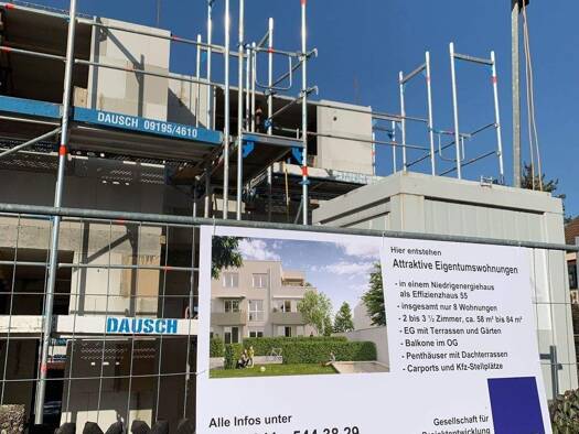 Wohnung zum Kauf - Neubau provisionsfrei 498.000 € 3 Zimmer 83,9 m² EG Alte Reutstraße 135 Ronhof Fürth 90765