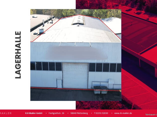Lagerhalle zur Miete 5.014 € 1.319,4 m² Lagerfläche Siesel Plettenberg 58840