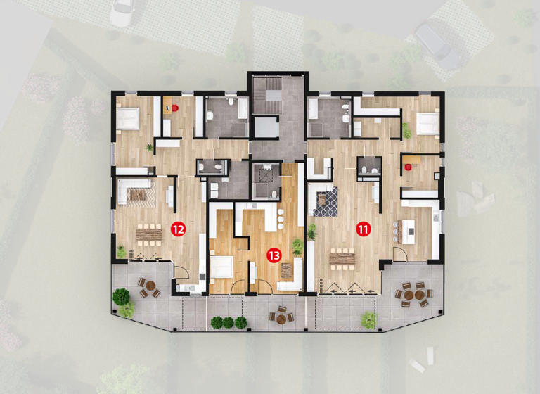 Wohnung zum Kauf - Erstbezug provisionsfrei 3 Zimmer 180,1 m² 2. Geschoss frei ab sofort Am Retzer Schübl 2 Steinberg Steinberg am See 92449