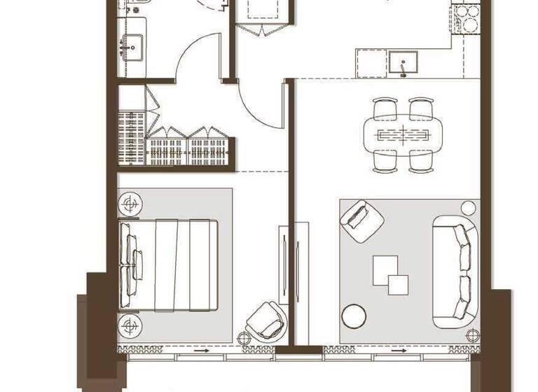Wohnung zum Kauf - Erstbezug provisionsfrei 503.742 € 2 Zimmer 72,2 m² frei ab 15.07.2029 Dubai 00000