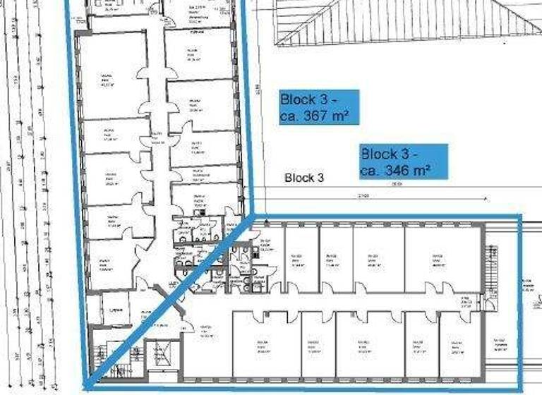 Bürofläche zur Miete provisionsfrei 14 € 1.260 m² Bürofläche teilbar ab 346 m² Zentrum-Ost Leipzig 04103