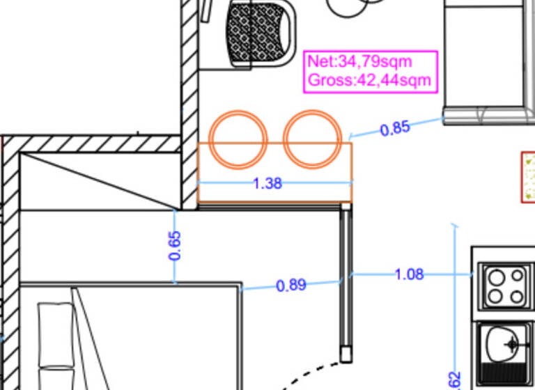 Studio zum Kauf 188.000 € 2 Zimmer 42 m² 1. Geschoss Thessaloniki