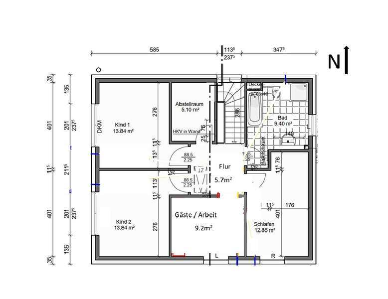 Haus zum Kauf provisionsfrei 500.000 € 5,5 Zimmer 90 m²<br/>Wohnfläche Am Stühm-Süd 29a 22175 Hamburg Bramfeld Hamburg 22175