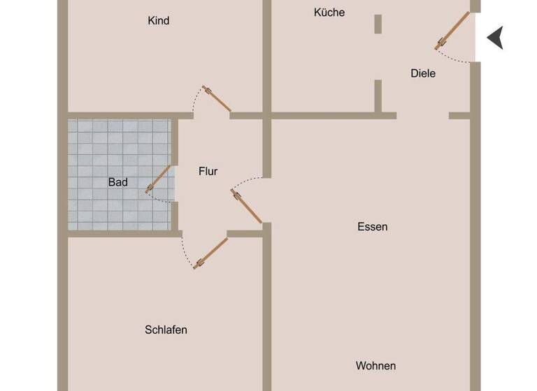 Wohnung zur Miete 620 € 3 Zimmer 70 m² Alt-Saarbrücken Saarbrücken 66117