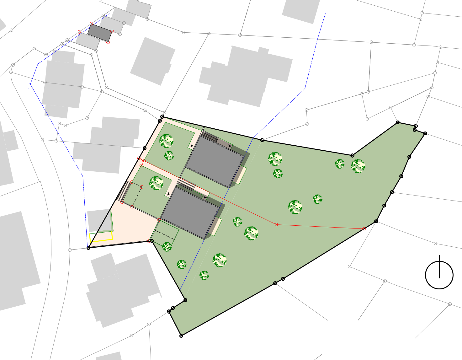 Grundstück zum Kauf provisionsfrei 467.175 € 1.280 m²<br/>Grundstück Kennenburg Esslingen am Neckar 73732