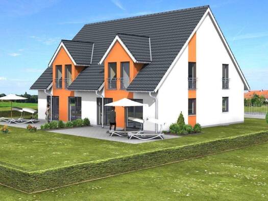 Doppelhaushälfte zum Kauf - Erstbezug 637.909 € 368 m² 148 m² Grundstück Unterreichenbach Schwabach 91126