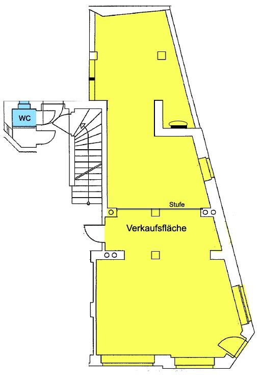 Verkaufsfläche zur Miete provisionsfrei 999 € 1 Zimmer 91,5 m²<br/>Verkaufsfläche ab 91,5 m²<br/>Teilbarkeit Loschwitz (Körnerplatz) Dresden 01326