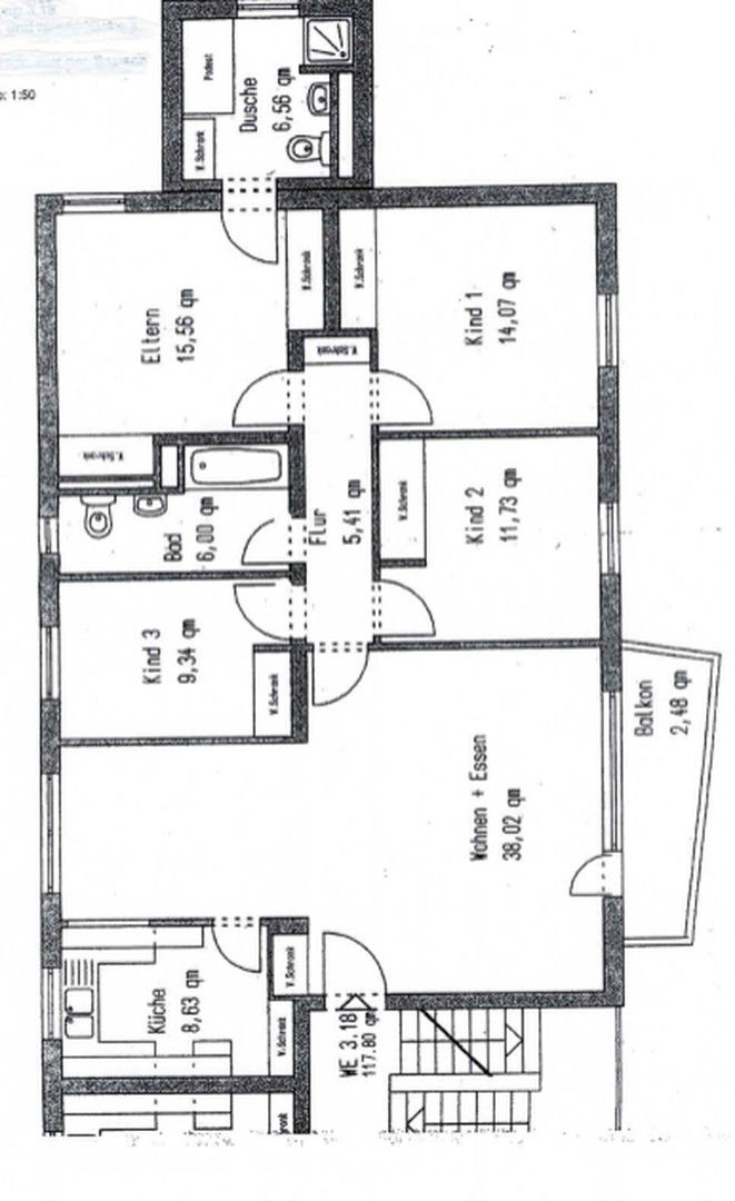 Wohnung zur Miete 1.350 € 5 Zimmer 128 m²<br/>Wohnfläche Auf der Bausch 144 Ehrang 6 Trier 54293