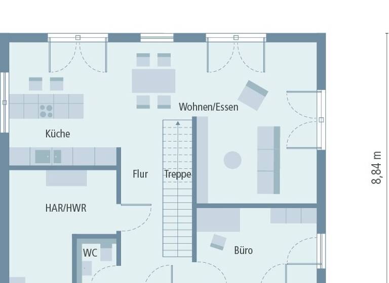 Stadthaus zum Kauf 770.000 € 5 Zimmer 154,9 m²<br/>Wohnfläche 1.955 m²<br/>Grundstück Mosbacher Weg 5 1 Feuchtwangen Feuchtwangen 91555