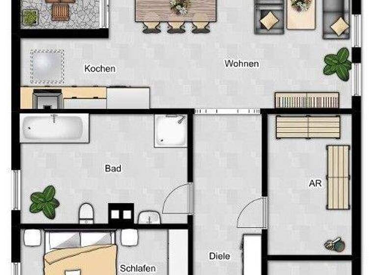 Wohnung zum Kauf 178.000 € 2 Zimmer 77,1 m² 2. Geschoss Quadrath-Ichendorf Bergheim 50127