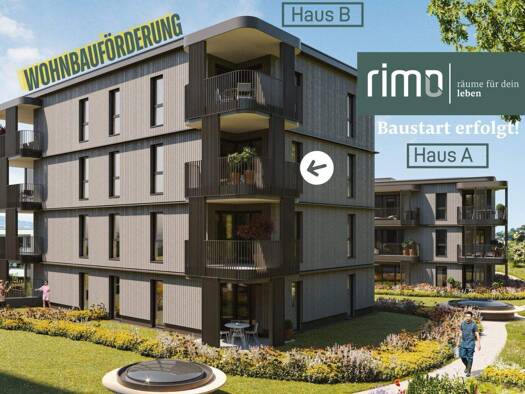 Terrassenwohnung zum Kauf - Erstbezug 357.000 € 2 Zimmer 51,7 m² 2. Geschoss Littastraße 12 Götzis 6840