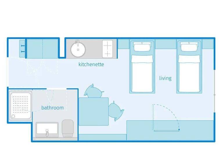Studio zur Miete 2.070 € 1 Zimmer 25 m² frei ab sofort Treskowallee 115 Karlshorst Berlin 10318