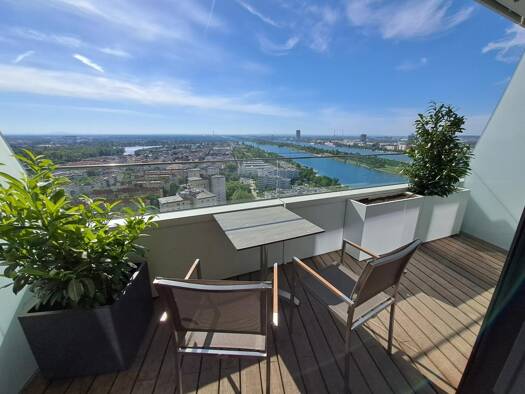 Wohnung zur Miete - Erstbezug 998 € 1 Zimmer 31 m² 23. Geschoss Donaustadt 1220