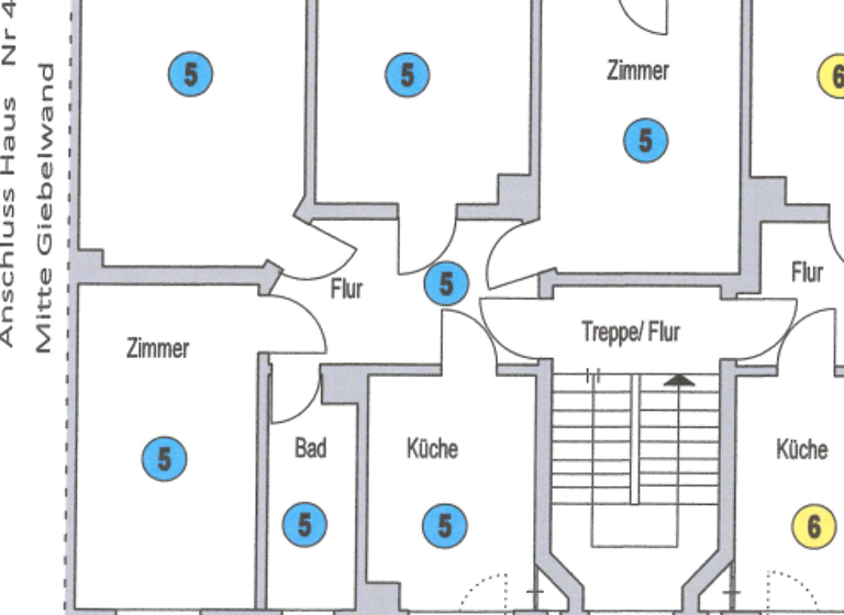 Wohnung zum Kauf provisionsfrei 202.312 € 4 Zimmer 86,1 m² 2. Geschoss Dölitz-Dösen Leipzig 04279