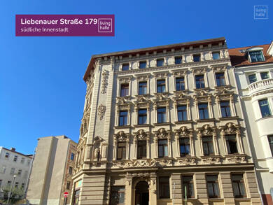 Wohnung zur Miete 420 € 1 Zimmer 38,7 m² 2. Geschoss Liebenauer Straße 179 Südliche Innenstadt Halle 06110