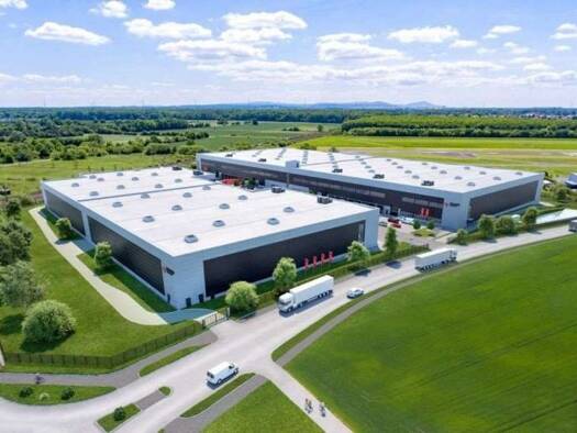 Lagerhalle zur Miete - Erstbezug 5 € 26.000 m² Lagerfläche teilbar ab 4.000 m² Mendelssohnstraße 1 Linden Langen 63225
