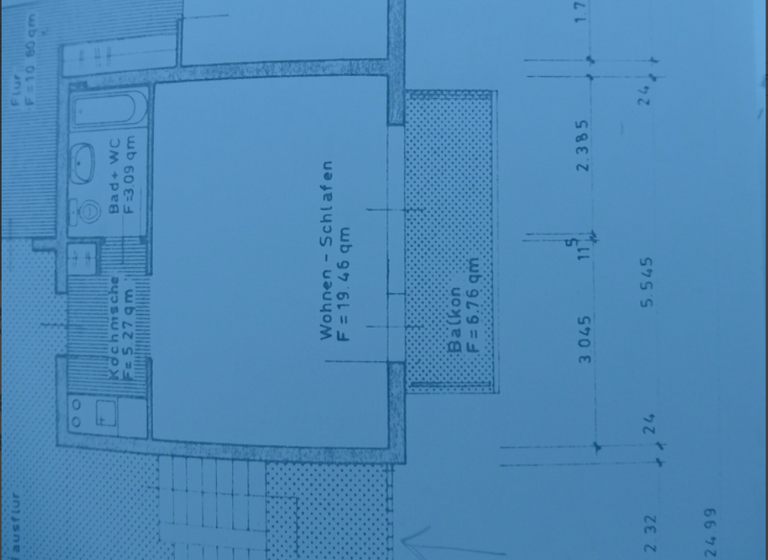 Wohnung zur Miete 480 € 1 Zimmer 38 m² Geschoss 1/2 frei ab 01.05.2026 Schanzstraße  6a Friedlingen Weil am Rhein 79576