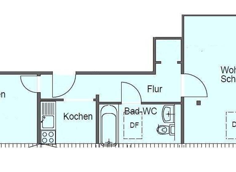 Wohnung zum Kauf provisionsfrei 118.500 € 2 Zimmer 43 m² 4. Geschoss Andreasvorstadt Erfurt 99089