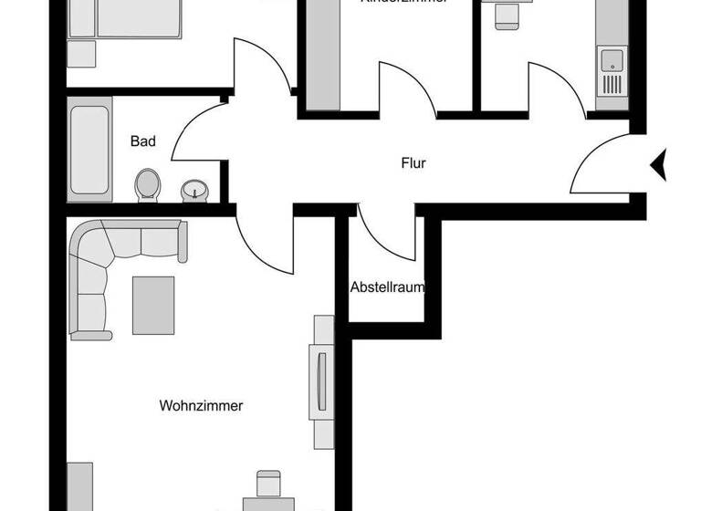 Wohnung zum Kauf 119.000 € 3,5 Zimmer 71 m² 3. Geschoss Westenfeld Bochum 44867