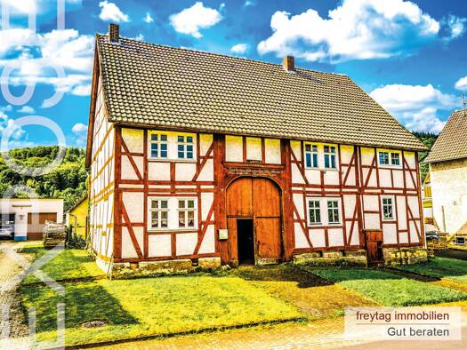 Bauernhaus zum Kauf 60.000 € 13 Zimmer 245 m² 1.197 m² Grundstück Gieselwerder Oberweser 34399