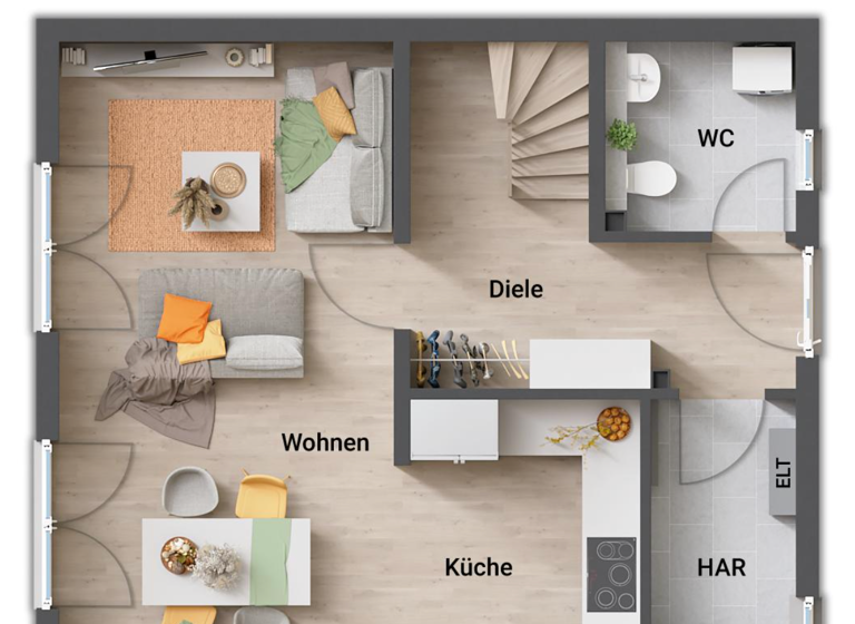 Einfamilienhaus zum Kauf provisionsfrei 216.590 € 4 Zimmer 100,3 m² 587 m² Grundstück frei ab 01.01.2027 Pfisterberg Rothensand Hirschaid 96114