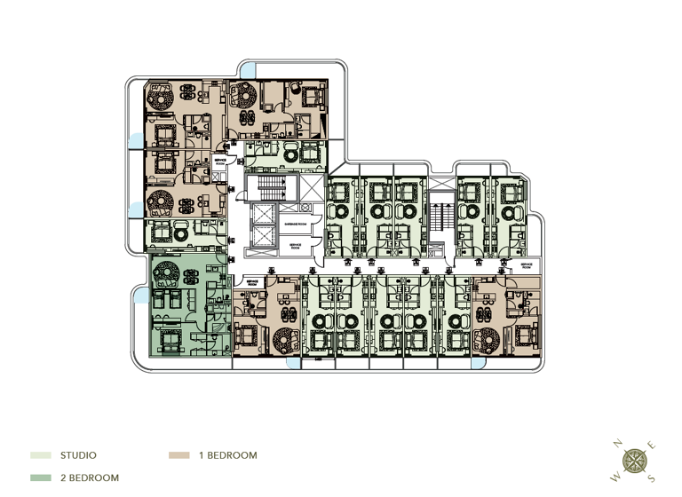 Studio zum Kauf provisionsfrei 178.120 € 1 Zimmer 34,6 m² Dubai