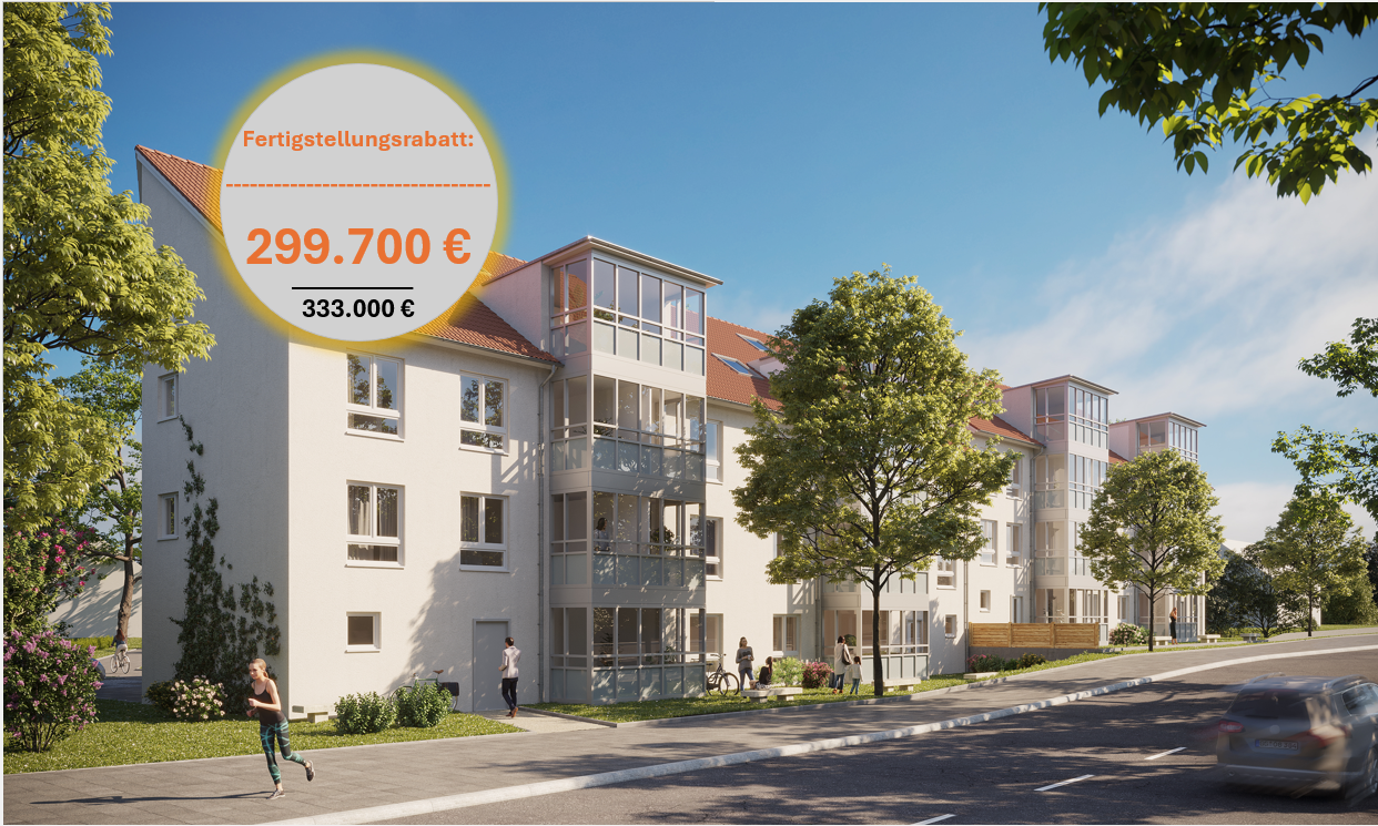 Wohnung zum Kauf provisionsfrei 299.700 € 2 Zimmer 58,2 m²<br/>Wohnfläche 1.<br/>Geschoss Altenberg Oberasbach 90522