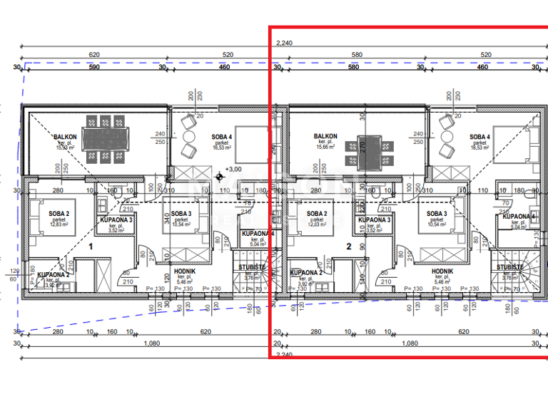 Doppelhaushälfte zum Kauf 595.000 € 5 Zimmer 130 m² Grundstück Malinska-Dubasnica 51511