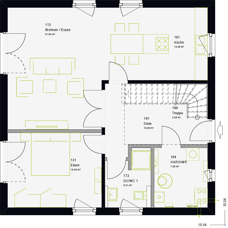 Einfamilienhaus zum Kauf provisionsfrei 262.500 € 5 Zimmer 115 m²<br/>Wohnfläche 620 m²<br/>Grundstück Flachslanden Flachslanden 91604