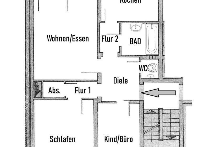Wohnung zum Kauf 3 Zimmer 76,5 m² 2. Geschoss frei ab sofort Buckenhofer Weg 65 Bruck Erlangen 91058