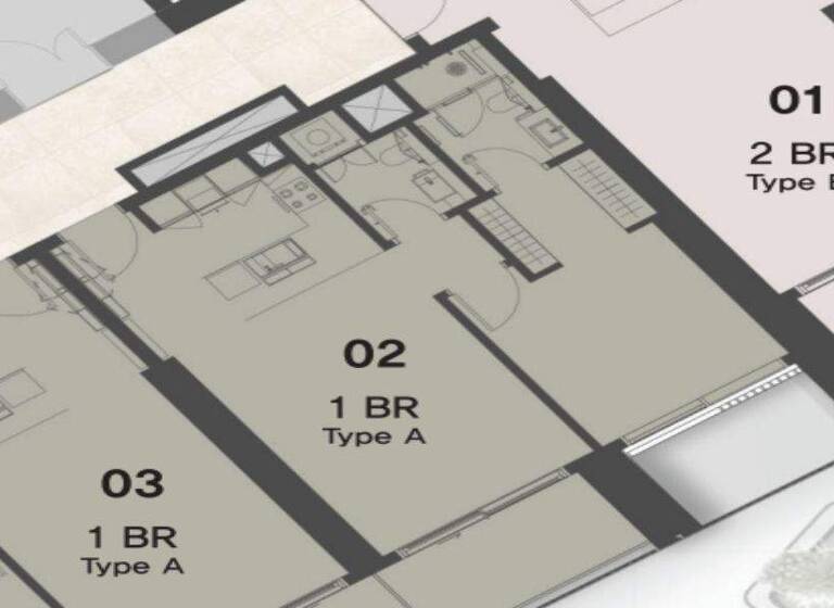 Wohnung zum Kauf - Erstbezug provisionsfrei 519.055 € 2 Zimmer 74 m² First Al Khail Street Dubai