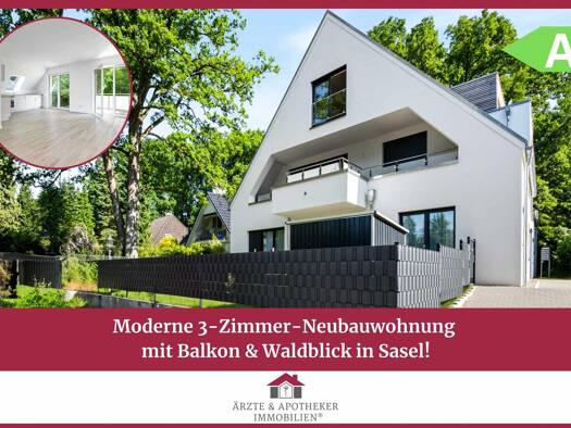 Wohnung zum Kauf - Erstbezug 559.000 € 3 Zimmer 81,3 m² 1. Geschoss Sasel Hamburg / Sasel 22393