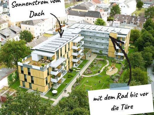 Wohnung zum Kauf - Erstbezug 3 Zimmer 94,3 m² 3. Geschoss Wels Wels 4600