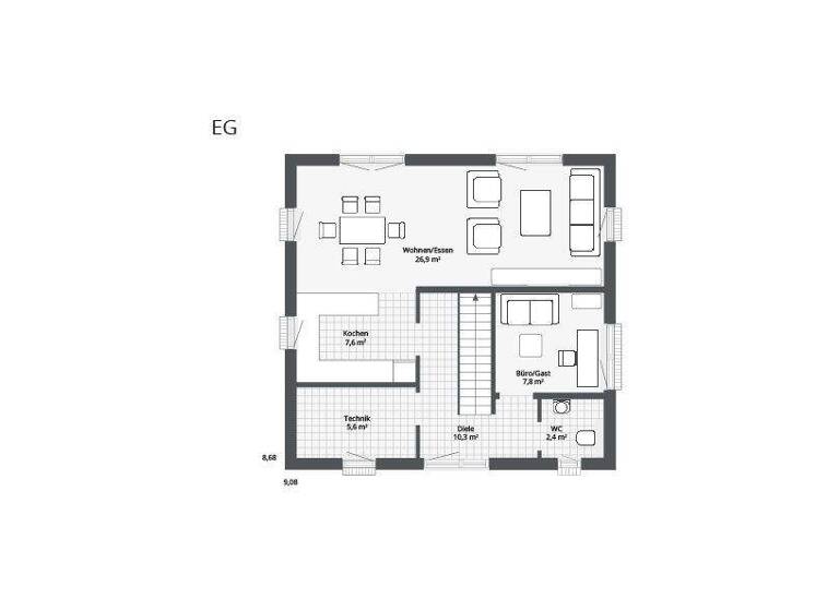 Einfamilienhaus zum Kauf provisionsfrei 421.200 € 5 Zimmer 125 m² 452 m² Grundstück Adenau 53518