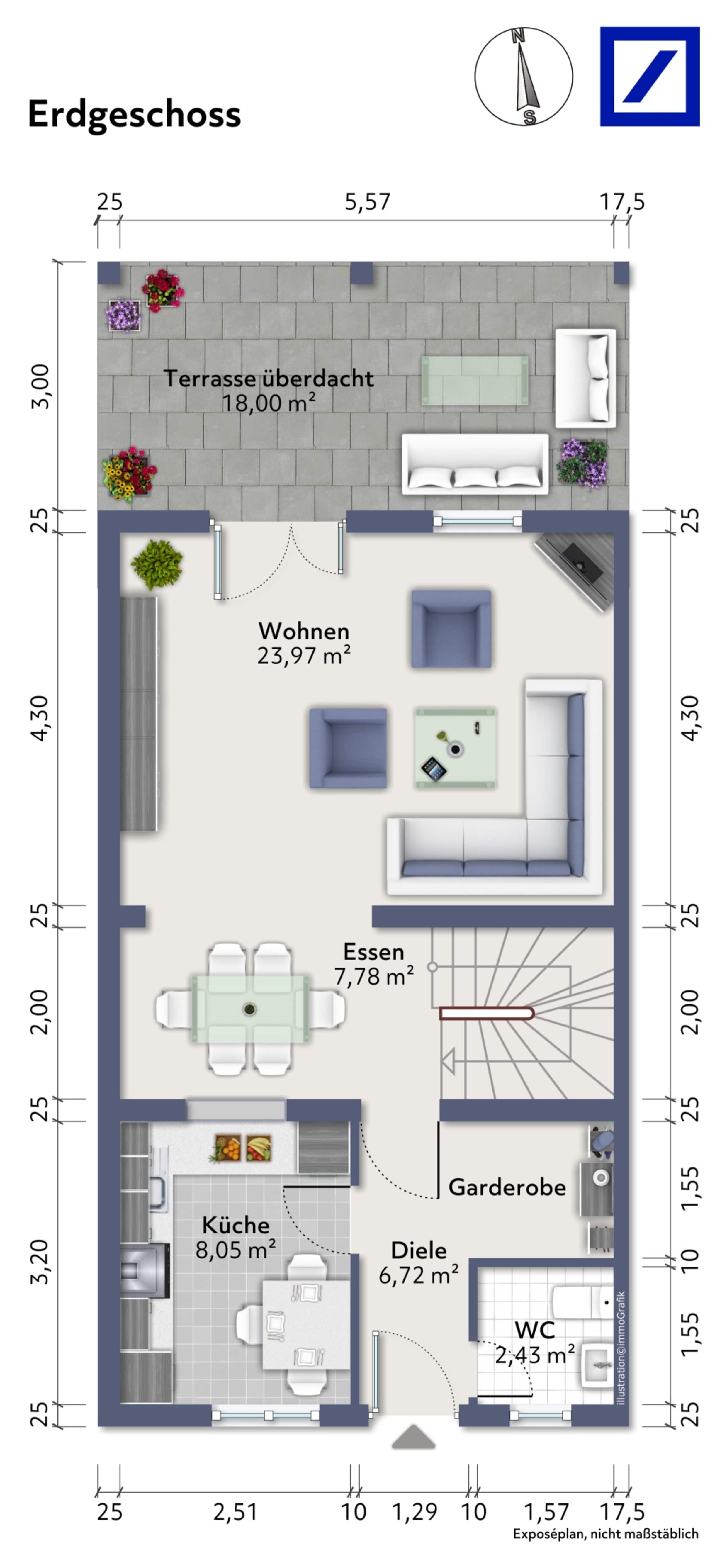 Doppelhaushälfte zum Kauf 265.000 € 5 Zimmer 128 m²<br/>Wohnfläche 314 m²<br/>Grundstück Grüna 951 Chemnitz 09224