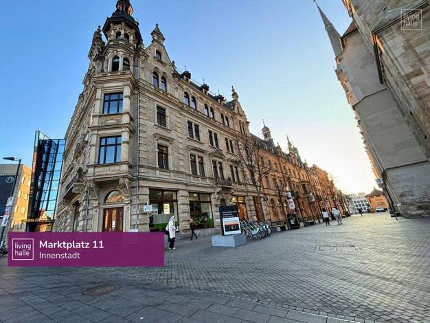 Bürofläche zur Miete 9,83 € 8 Zimmer 300 m² Bürofläche Marktplatz 11 Altstadt Halle 06108
