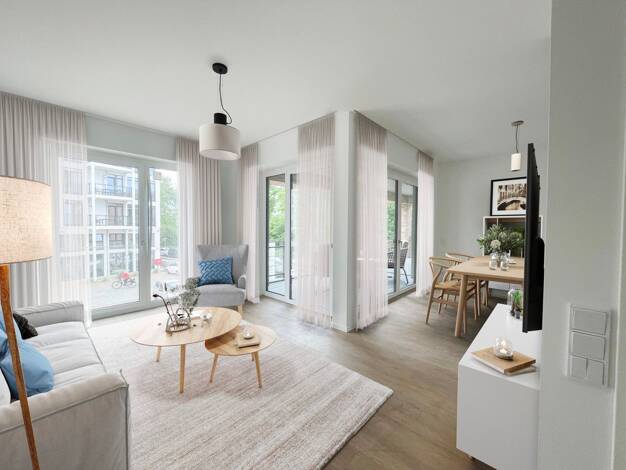 Wohnung zum Kauf - Erstbezug 438.000 € 2 Zimmer 55,4 m² EG Travemünde Travemünde 23570