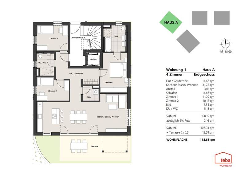 Wohnung zum Kauf - Erstbezug provisionsfrei 810.000 € 4 Zimmer 118 m² EG frei ab sofort Amselweg 18 Langenargen 88085