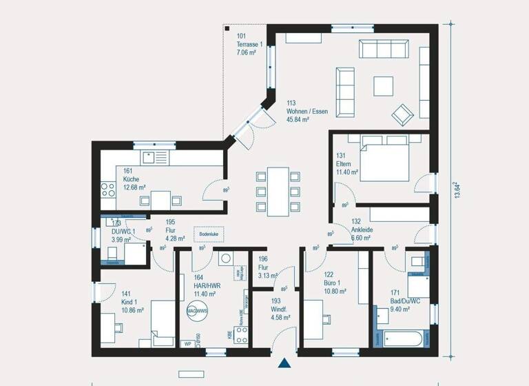 Bungalow zum Kauf - Erstbezug 718.339 € 4 Zimmer 142 m² 584,3 m² Grundstück Ingolstadt 85055