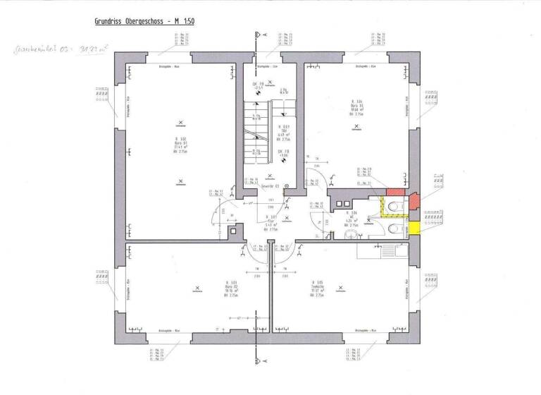 Bürofläche zur Miete provisionsfrei 5,36 € 4 Zimmer 110 m² Bürofläche Freiimfelde 6 Freiimfelde Halle (Saale) 06112