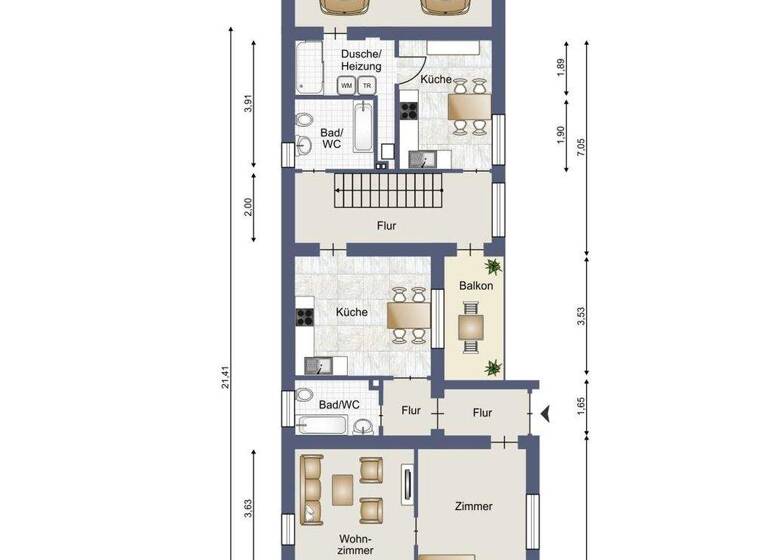 Mehrfamilienhaus zum Kauf 429.000 € 8 Zimmer 205 m² 1.210 m² Grundstück Sanddorf Homburg / Sanddorf 66424