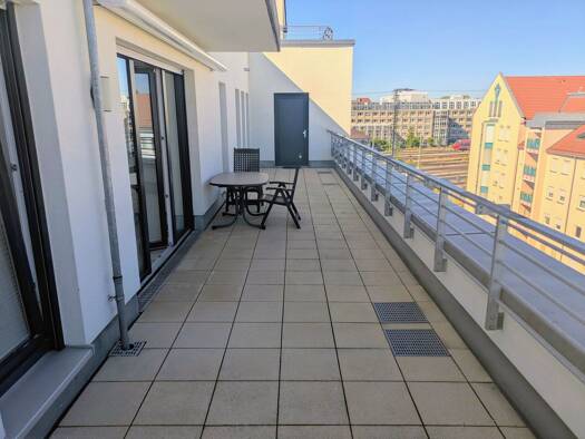Terrassenwohnung zur Miete 1.600 € 3 Zimmer 125 m² Geschoss 6/7 frei ab 01.10.2026 Tunnelstraße 22 Steinbühl Weiterer Innenstadtgürtel Süd 90443