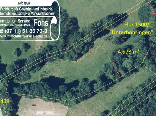 Landwirtschaftliche Fläche zum Kauf 4.578 m² Grundstück Unterböhringen Bad Überkingen 73337